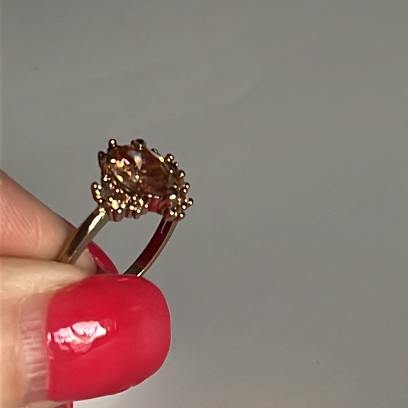 Morganite Rose Gold Ring sz7 - Picture 8 of 11